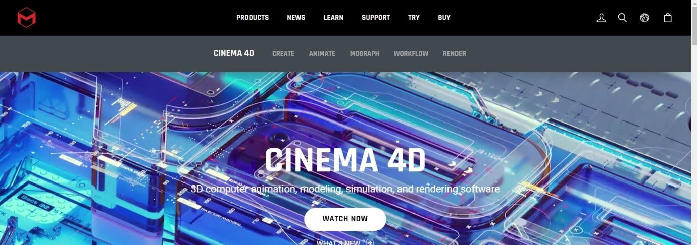 Cine 4D | mejor software de modelado 3d