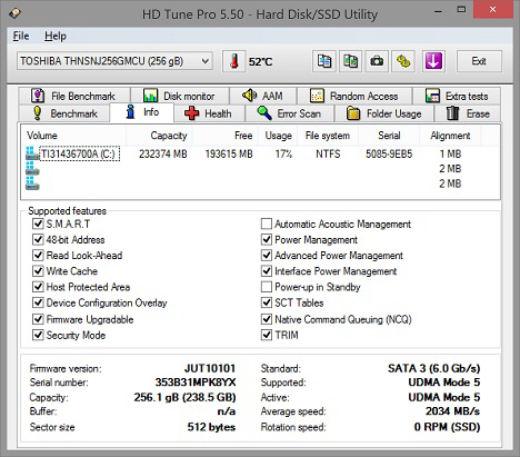 Toshiba Kira 107, Windows 8.1, ultrabook, revisión, prueba, evaluación comparativa, rendimiento
