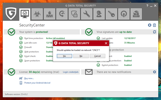 G DATA, Seguridad Total, 2018