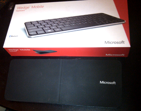 Microsoft, Wedge Mobile, teclado, revisión, rendimiento