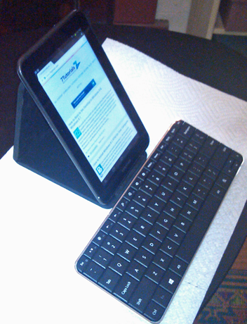 Microsoft, Wedge Mobile, teclado, revisión, rendimiento