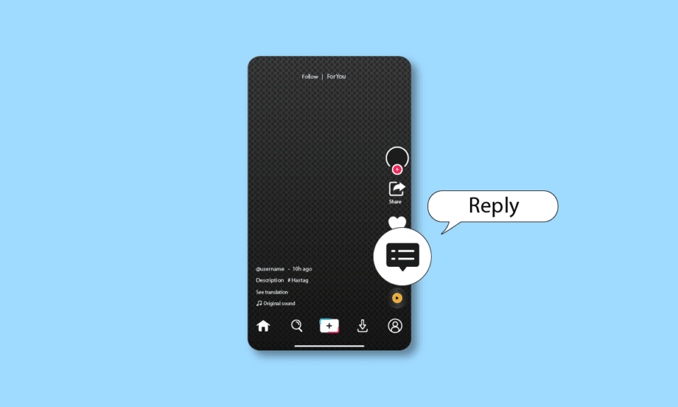Cómo responder a un comentario en TikTok