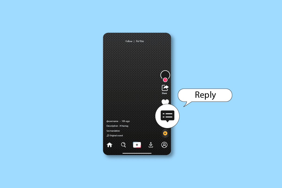 Cómo responder a un comentario en TikTok