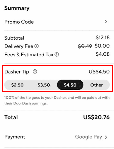 Consejos de Dasher