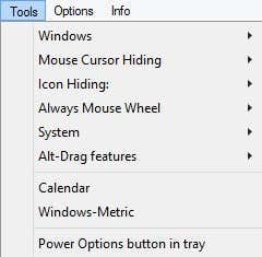 herramientas de escritorio