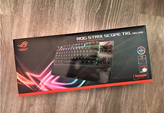 El paquete ASUS ROG Strix Scope TKL Deluxe