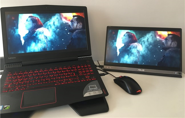 Ver Netflix en el ASUS ZenScreen MB16AC