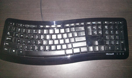 Microsoft, Comfort, Curve, 3000, teclado, revisión