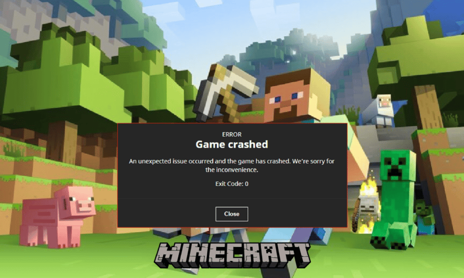 Arreglar el código de salida 0 Minecraft en Windows 10