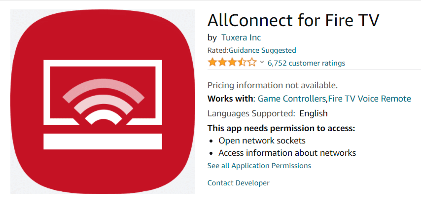 todos se conectan para fire tv amazon appstore.  Amazon Fire Stick que refleja las aplicaciones de iPhone