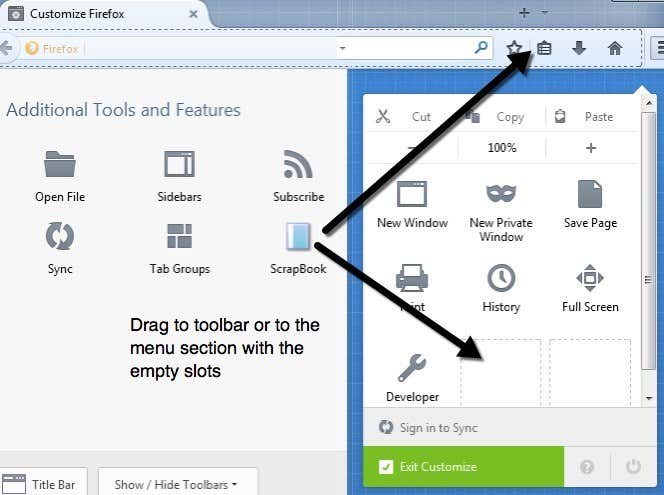 personalizar firefox añadir