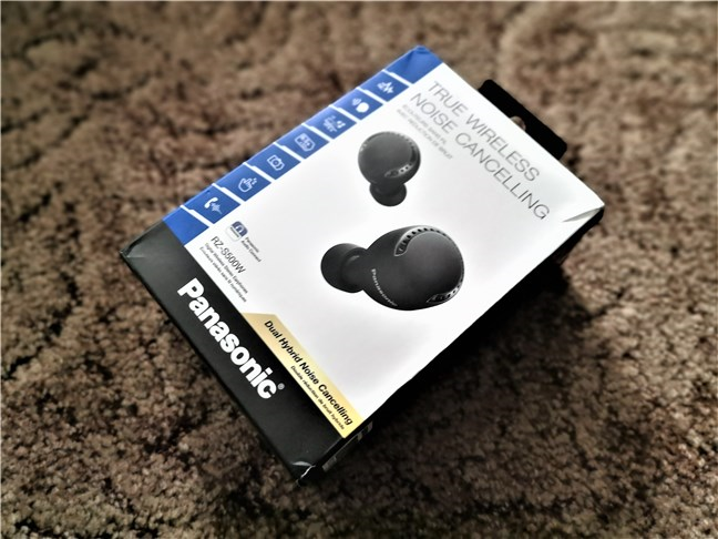 Panasonic RZ-S500W: La parte trasera de la caja