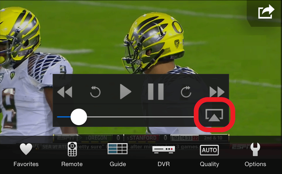Toca el icono de AirPlay |  ¿Funciona Slingbox con DirecTV?
