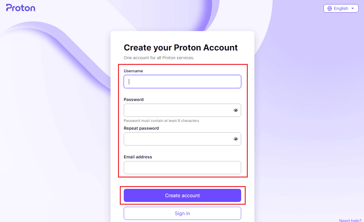 Ingrese todos los detalles solicitados y haga clic en Crear cuenta |  compartir transmisión de DirecTV