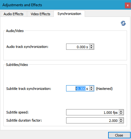 Ajustar la velocidad de los subtítulos en el reproductor multimedia VLC