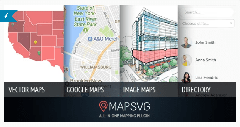 Complemento MapSVG para WordPress