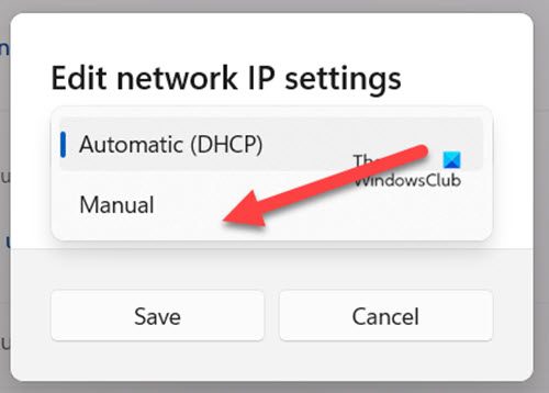 Manual de configuración de IP