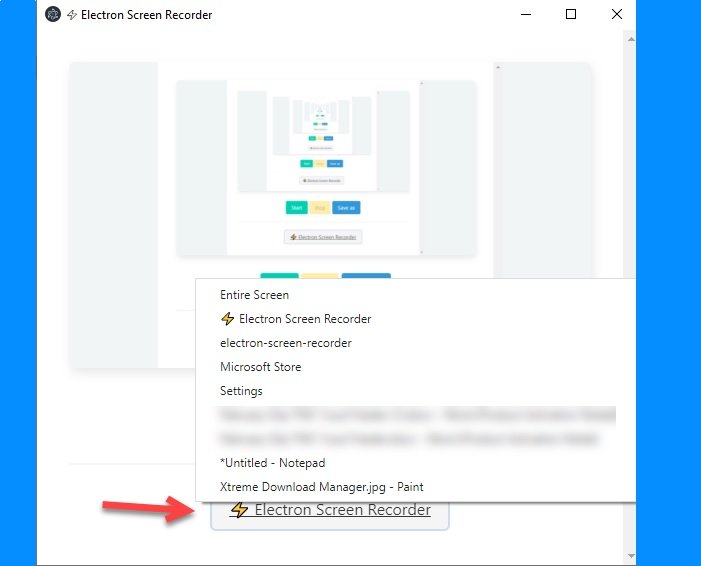Electron Screen Recorder - Herramienta gratuita de grabación de pantalla