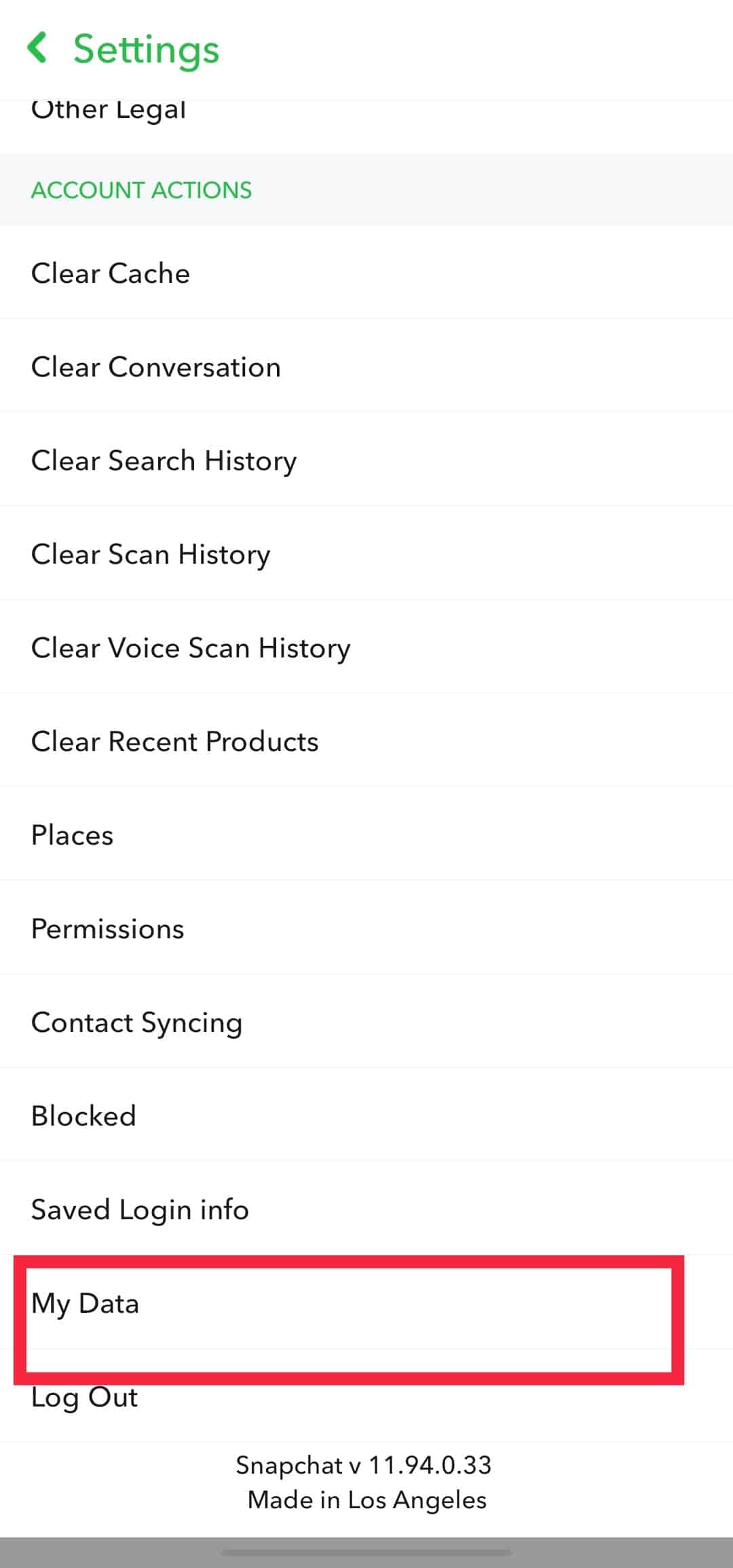 El correo electrónico tendrá un enlace de descarga, tóquelo para ir a mi página de datos |  ¿Los mensajes eliminados de Snapchat se han ido para siempre?