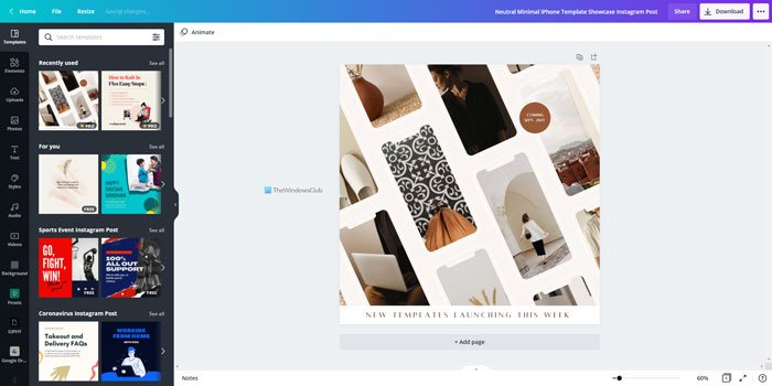 Las mejores plantillas de Canva para Instagram