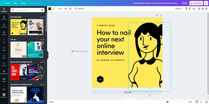 Las mejores plantillas de Canva para Instagram