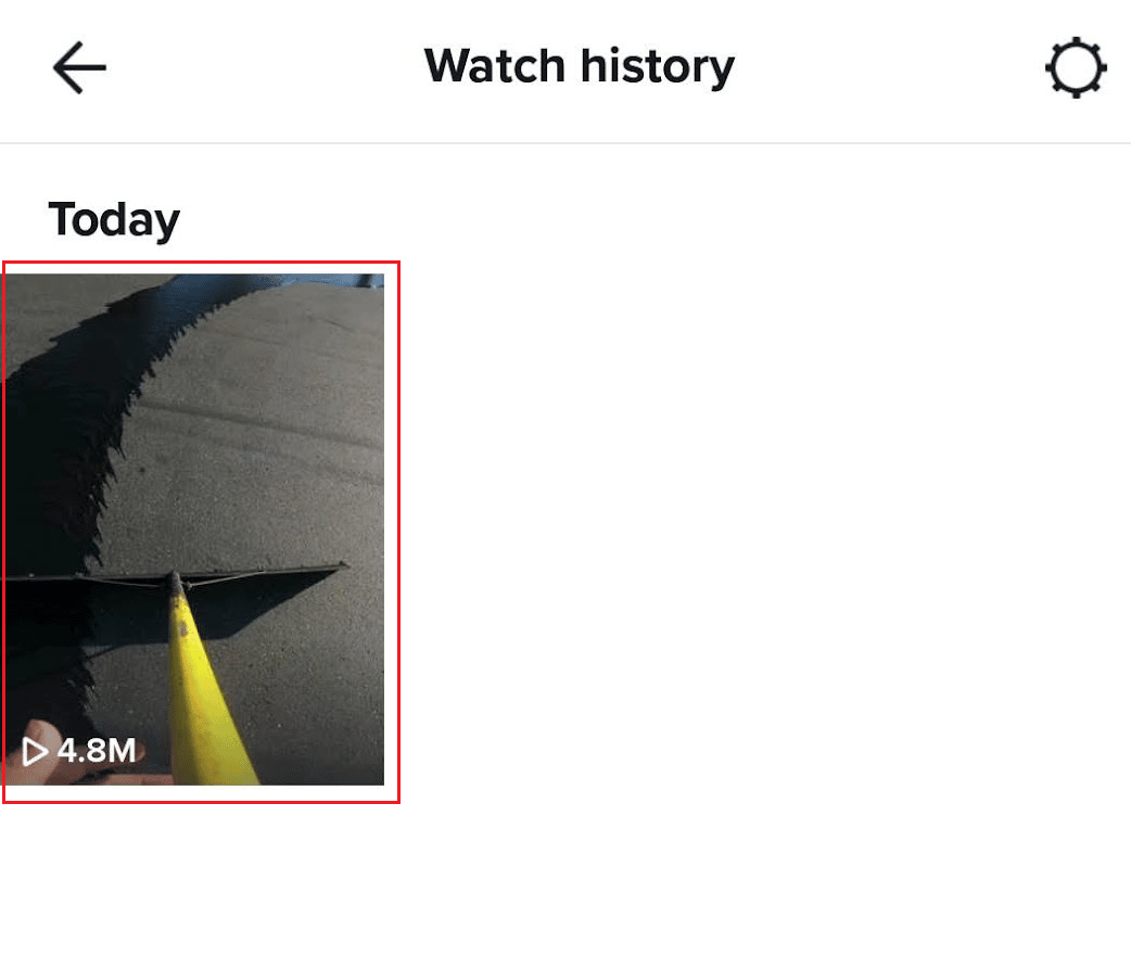 toca el historial deseado para volver a verlo