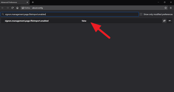 Cambiar preferencias en Firefox