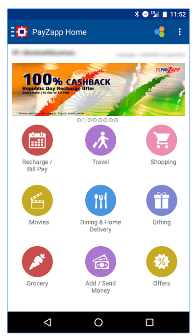 Billetera móvil HDFC PayZapp