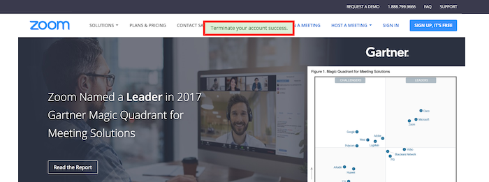 Eliminar la cuenta de Zoom de forma permanente