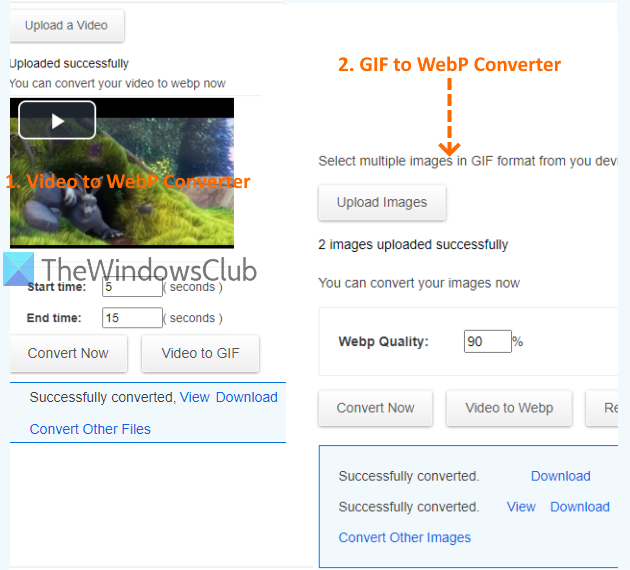 Cómo crear imágenes WebP animadas