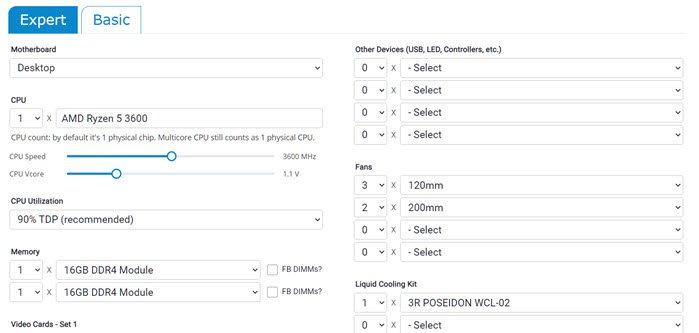 calculadora de potencia