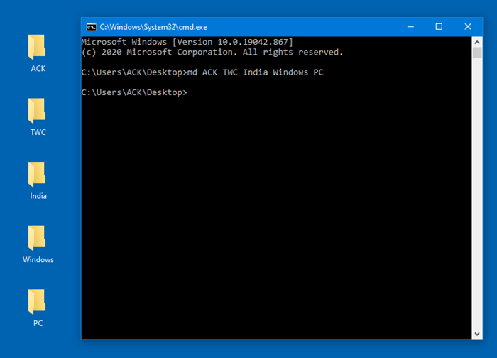 crear algunas carpetas nuevas