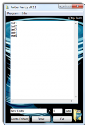 Crear varias carpetas en Windows
