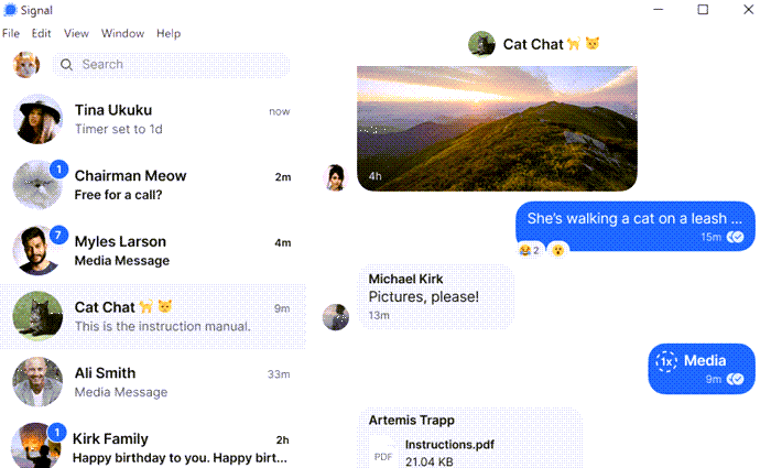 Aplicaciones alternativas de mensajería gratuita Signal WhatsApp