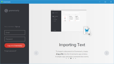 gramática para Windows