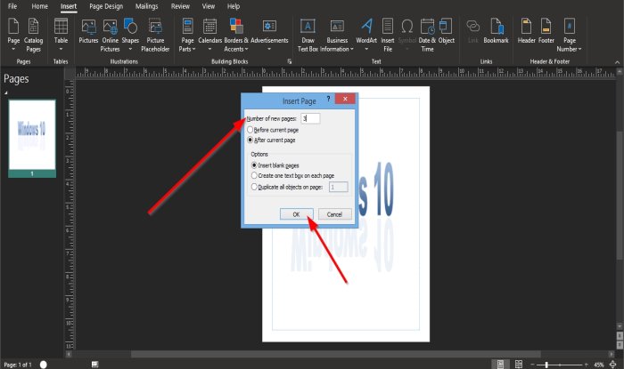 Cómo usar las opciones de página en Microsoft Publisher