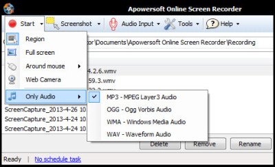 Grabador de pantalla en línea gratuito