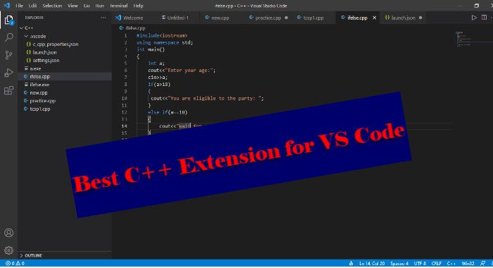Las mejores extensiones de C ++ para el código de Visual Studio