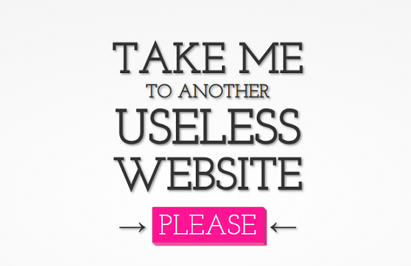 sitio web inútil