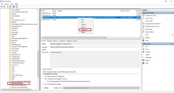 Antivirus de Windows Defender