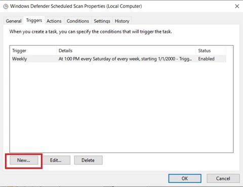 Antivirus de Windows Defender