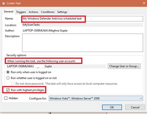 Antivirus de Windows Defender