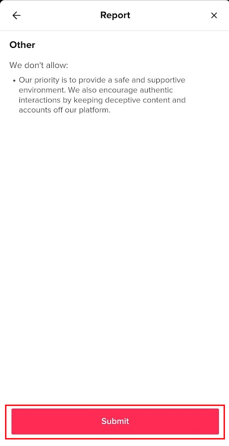 toca Enviar |  ser expulsado permanentemente de TikTok