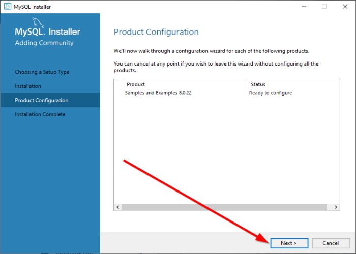 Descargue e instale MySQL en Windows 10