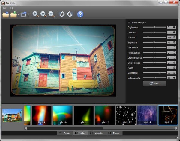 XnRetro le permite agregar efectos Retro y Vintage a las fotos en su computadora