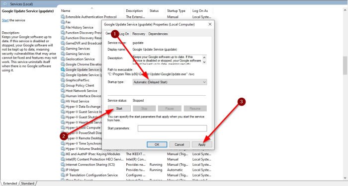 Código de error 7: 0x80040801 en Chrome