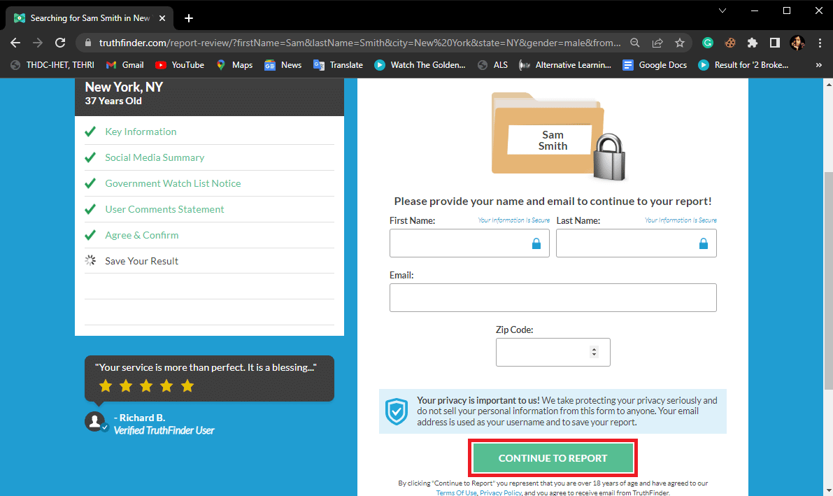 CONTINUAR A INFORMAR