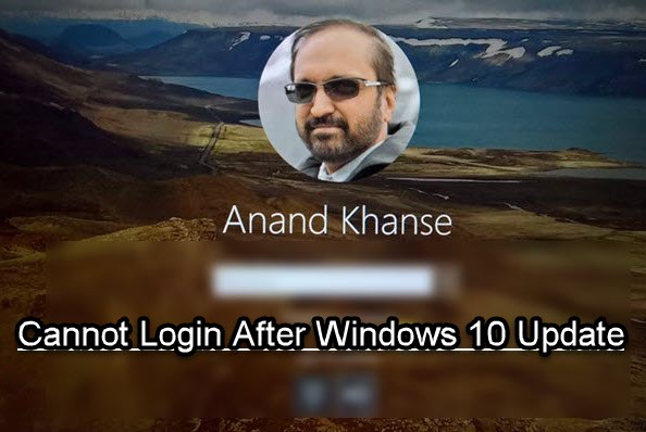No puedo iniciar sesión en Windows 10 después de actualizar