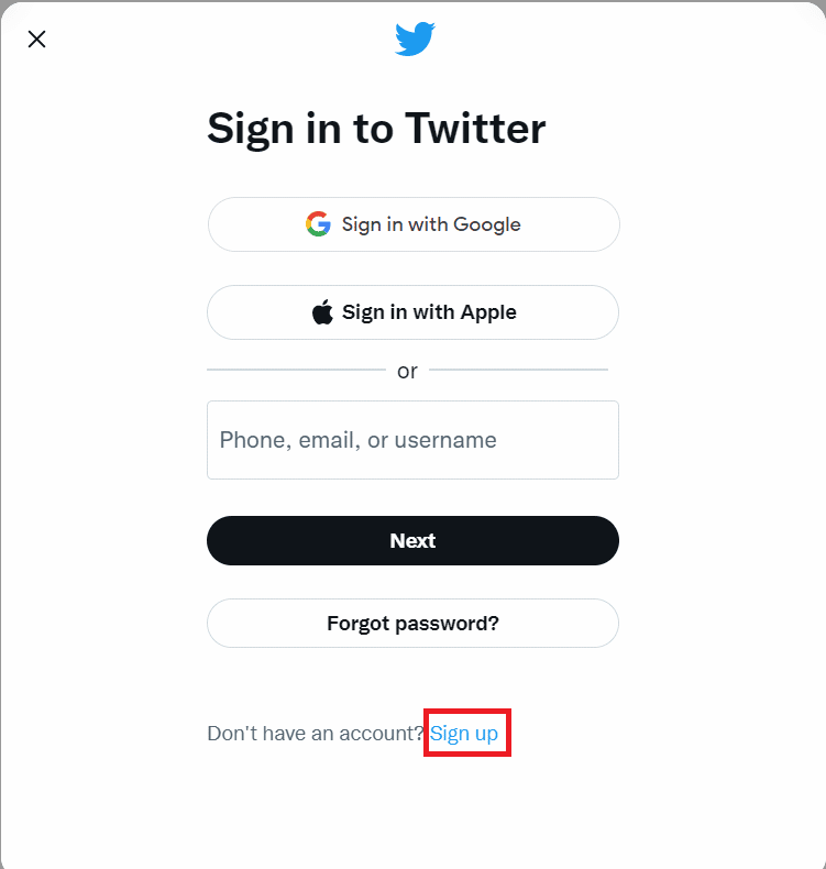 Haga clic en Registrarse 