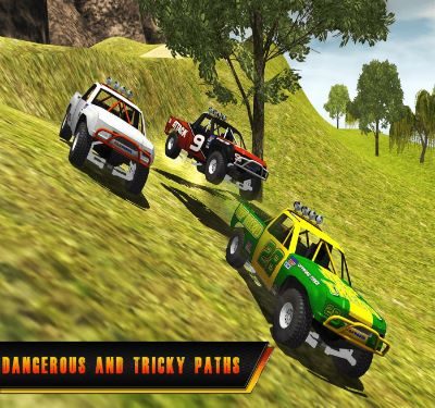 Rally de jeep cuesta arriba